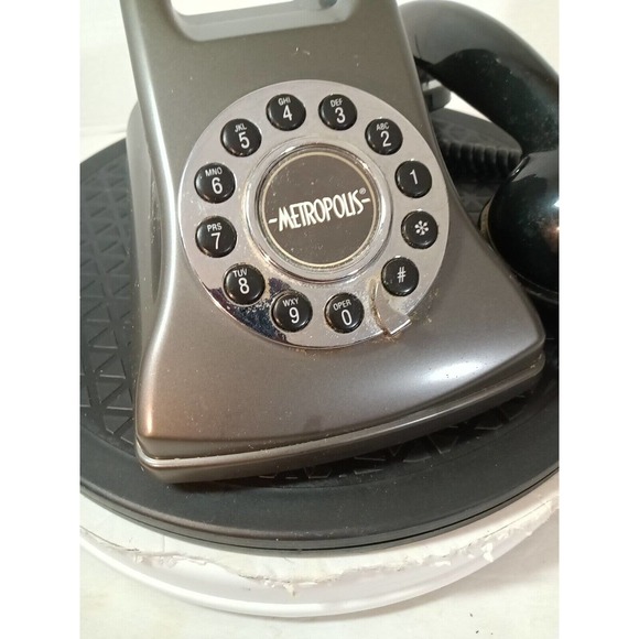 Conair METROPOLIS Retro Telephone Push Button Vintage Style Landline Phone - Picture 12 of 12